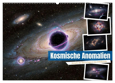 Kosmische Anomalien (Wandkalender 2027 DIN A2 quer), CALVENDO Monatskalender