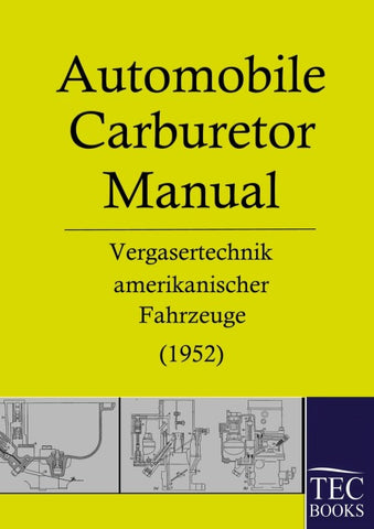 Automobile Carburetor Manual