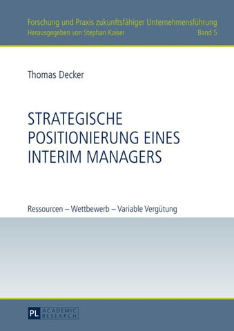 Strategische Positionierung eines Interim Managers