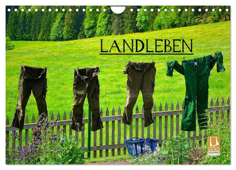 Landleben (Wandkalender 2027 DIN A4 quer), CALVENDO Monatskalender