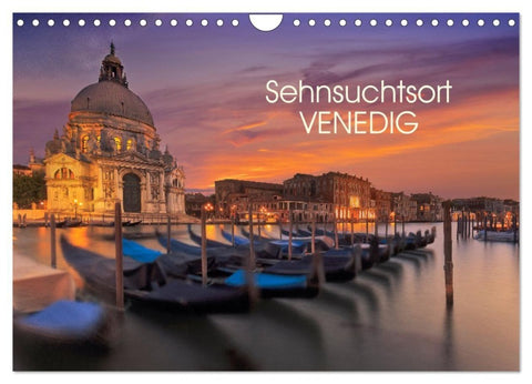 Sehnsuchtsort Venedig (Wandkalender 2027 DIN A4 quer), CALVENDO Monatskalender
