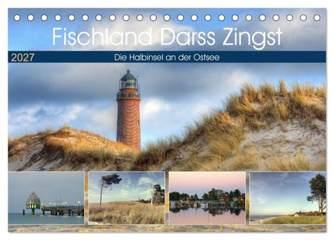 Fischland Darß Zingst - Die Halbinsel an der Ostsee (Tischkalender 2027 DIN A5 quer), CALVENDO Monatskalender