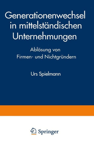 Generationenwechsel in mittelständischen Unternehmungen