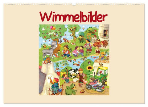 Wimmelbilder (Wandkalender 2027 DIN A2 quer), CALVENDO Monatskalender