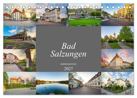 Bad Salzungen Impressionen (Tischkalender 2027 DIN A5 quer), CALVENDO Monatskalender