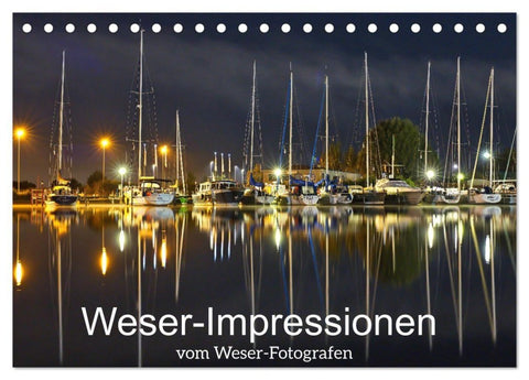 Weser-Impressionen (Tischkalender 2027 DIN A5 quer), CALVENDO Monatskalender