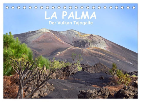 La Palma - der Vulkan Tajogaite (Tischkalender 2026 DIN A5 quer), CALVENDO Monatskalender