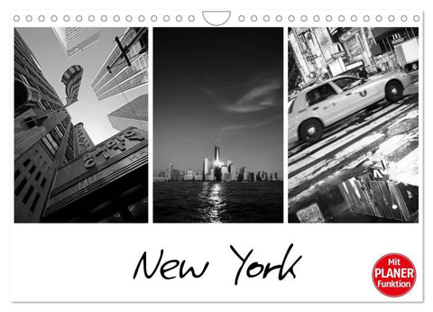 New York (Wandkalender 2027 DIN A4 quer), CALVENDO Monatskalender
