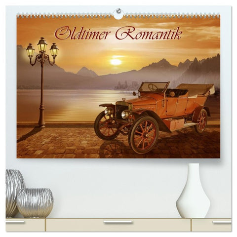 Oldtimer Romantik (hochwertiger Premium Wandkalender 2026 DIN A2 quer), Kunstdruck in Hochglanz