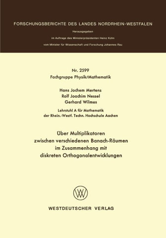 Über Multiplikatoren zwischen verschiedenen Banach-Räumen