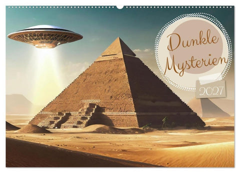 Dunkle Mysterien (Wandkalender 2027 DIN A2 quer), CALVENDO Monatskalender