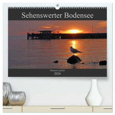 Sehenswerter Bodensee (hochwertiger Premium Wandkalender 2026 DIN A2 quer), Kunstdruck in Hochglanz
