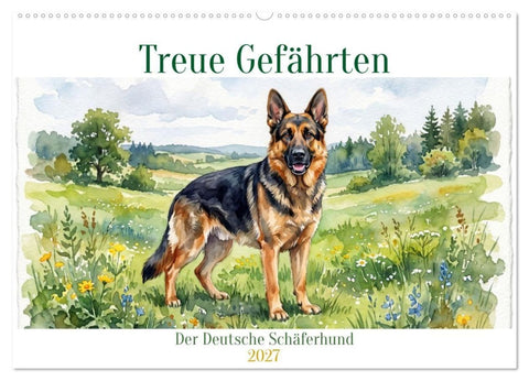 Treue Gefährten (Wandkalender 2027 DIN A2 quer), CALVENDO Monatskalender