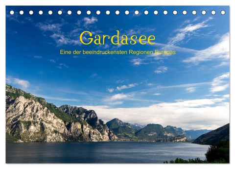 Gardasee / CH-Version (Tischkalender 2027 DIN A5 quer), CALVENDO Monatskalender