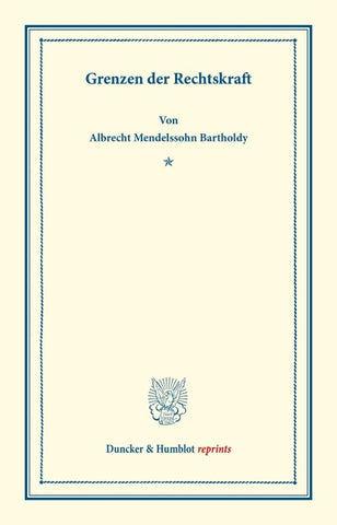 Grenzen der Rechtskraft.