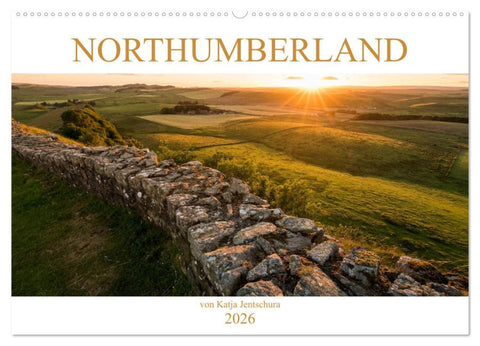 NORTHUMBERLAND 2026 (Wandkalender 2026 DIN A2 quer), CALVENDO Monatskalender