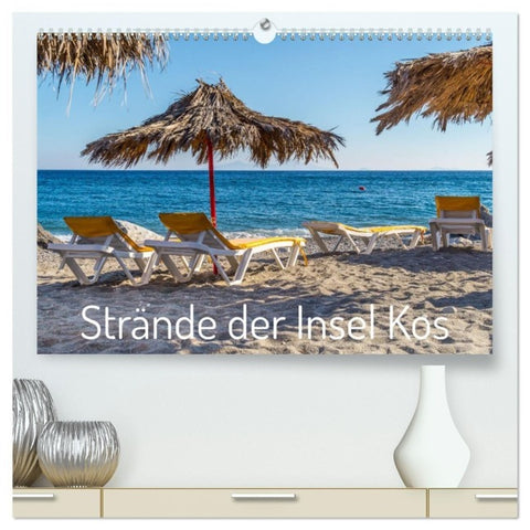 Strände der Insel Kos (hochwertiger Premium Wandkalender 2027 DIN A2 quer), Kunstdruck in Hochglanz