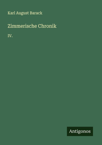 Zimmerische Chronik