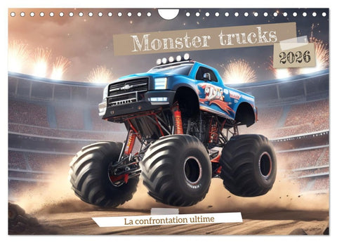 Monster trucks La confrontation ultime (Calendrier mural 2026 DIN A4 vertical), CALVENDO calendrier mensuel