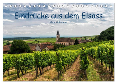 Eindrücke aus dem Elsass (Tischkalender 2026 DIN A5 quer), CALVENDO Monatskalender