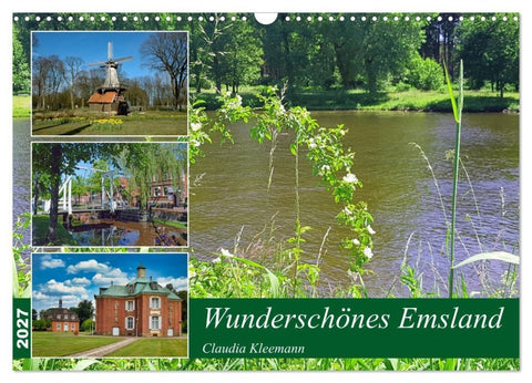 Wunderschönes Emsland (Wandkalender 2027 DIN A3 quer), CALVENDO Monatskalender
