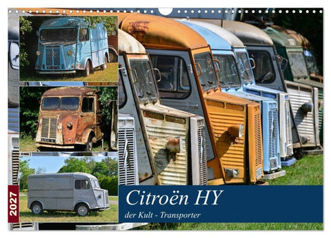 Citroën HY der Kult -Transporter (Wandkalender 2027 DIN A3 quer), CALVENDO Monatskalender