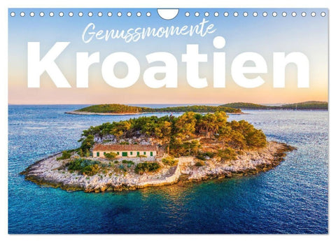 Genussmomente Kroatien (Wandkalender 2027 DIN A4 quer), CALVENDO Monatskalender