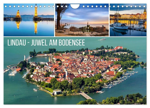 Lindau - Juwel am Bodensee (Wandkalender 2027 DIN A4 quer), CALVENDO Monatskalender