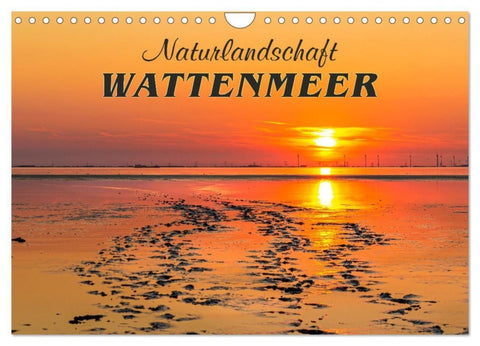 Naturlandschaft WATTENMEER (Wandkalender 2027 DIN A4 quer), CALVENDO Monatskalender