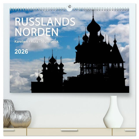 Russlands Norden 2026 (hochwertiger Premium Wandkalender 2026 DIN A2 quer), Kunstdruck in Hochglanz