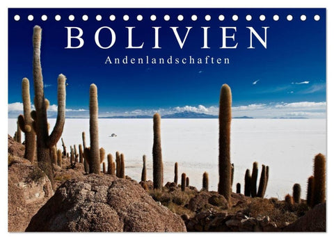 Bolivien Andenlandschaften "CH-Version" (Tischkalender 2027 DIN A5 quer), CALVENDO Monatskalender
