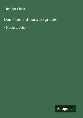 Deutsche Bühnenaussprache