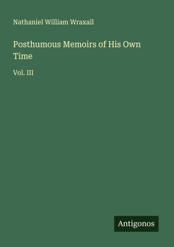 Posthumous Memoirs of His Own Time