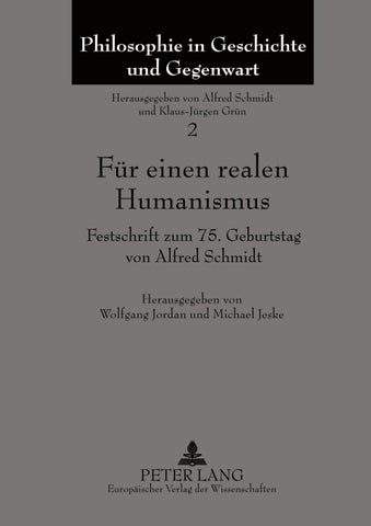 Für einen realen Humanismus