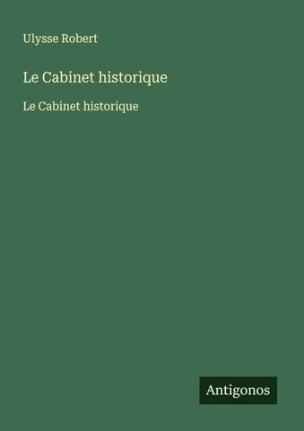 Le Cabinet historique