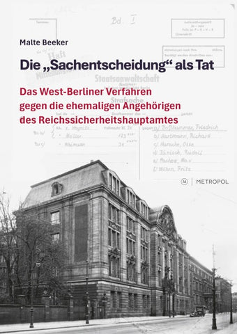 Die „Sachentscheidung“ als Tat
