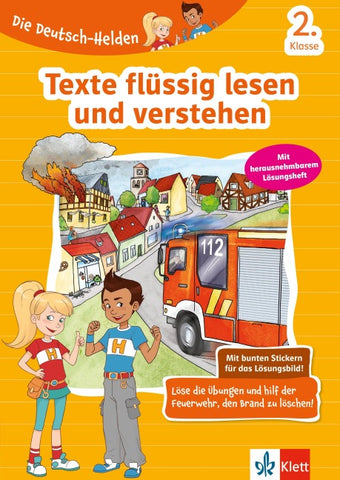 Klett Die Deutsch-Helden: Texte flüssig lesen und verstehen 2. Klasse