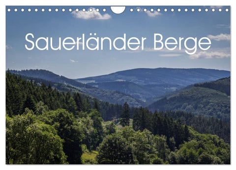 Sauerländer Berge (Wandkalender 2027 DIN A4 quer), CALVENDO Monatskalender