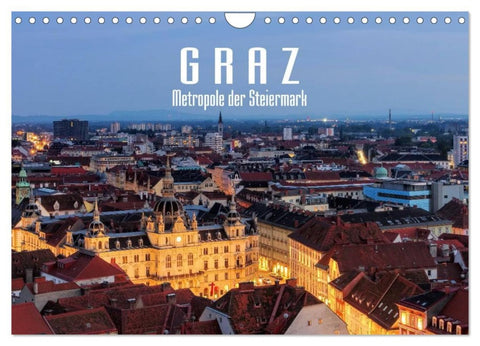 Graz - Metropole der Steiermark (Wandkalender 2026 DIN A4 quer), CALVENDO Monatskalender