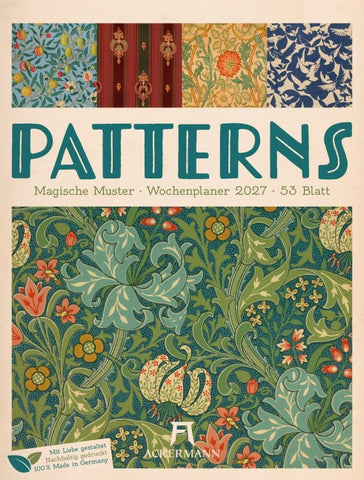 Patterns Wochenplaner Kalender 2027