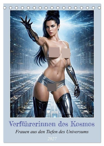 Verführerinnen des Kosmos (Tischkalender 2027 DIN A5 hoch), CALVENDO Monatskalender