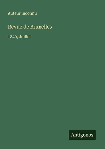 Revue de Bruxelles