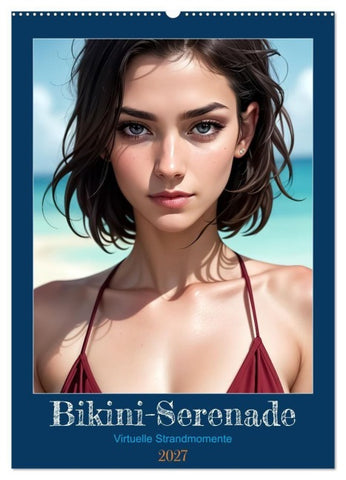 Bikini-Serenade (Wandkalender 2027 DIN A2 hoch), CALVENDO Monatskalender