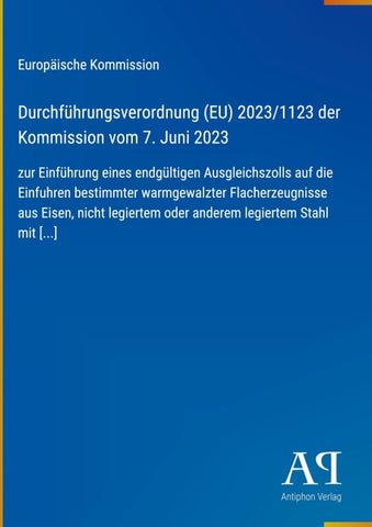 Durchführungsverordnung (EU) 2023/1123 der Kommission vom 7. Juni 2023