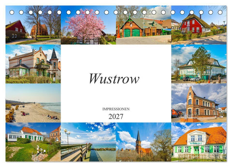 Wustrow Impressionen (Tischkalender 2027 DIN A5 quer), CALVENDO Monatskalender