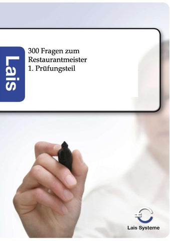 300 Fragen zum Restaurantmeister - 1. Prüfungsteil