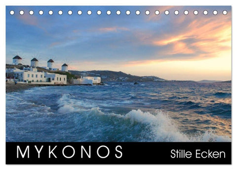 Mykonos - Stille Ecken (Tischkalender 2027 DIN A5 quer), CALVENDO Monatskalender