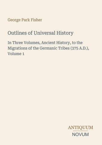 Outlines of Universal History