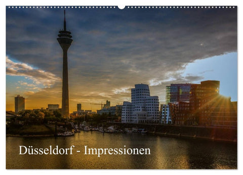 Düsseldorf - Impressionen (Wandkalender 2026 DIN A2 quer), CALVENDO Monatskalender