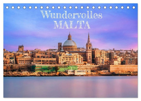 Wundervolles Malta (Tischkalender 2027 DIN A5 quer), CALVENDO Monatskalender